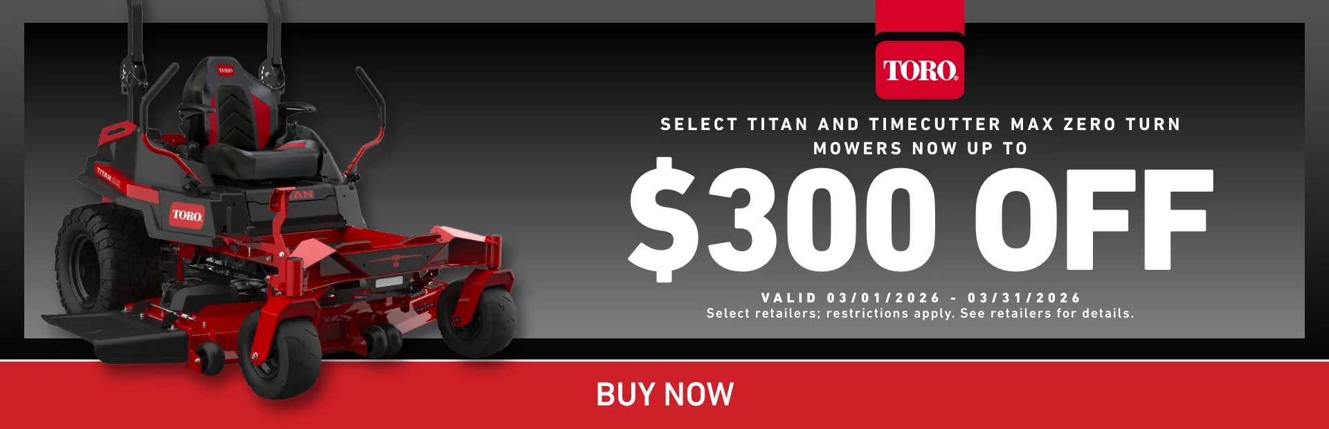 March Titan TCMax Promotion
